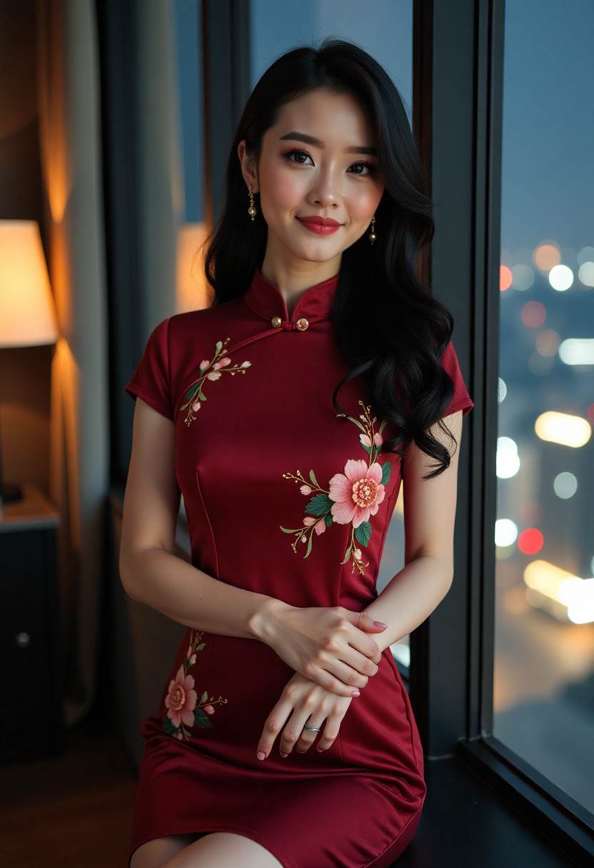玻璃背面的她竖版海报